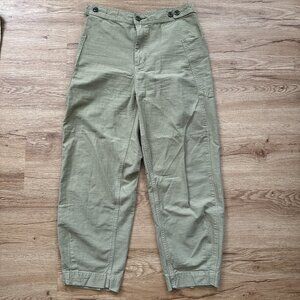 Everlane Fatigue Barrel Pants - Olive Green, Size 2